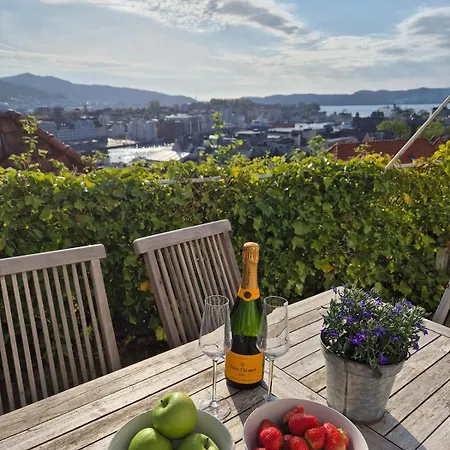 Апартаменты Penthouse With Garden And Amazing View, Берген