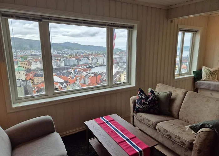 Penthouse With Garden And Amazing View, Bergen