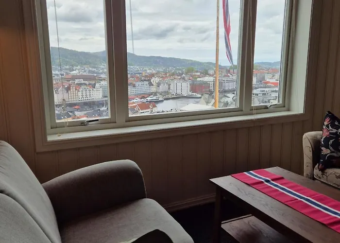 Διαμέρισμα Penthouse With Garden And Amazing View, Μπέργκεν